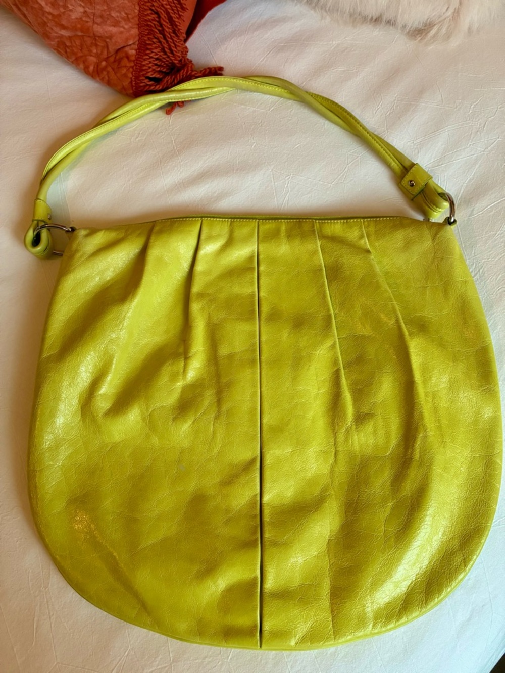 Hobo International Yellow Leather Oversized Bag